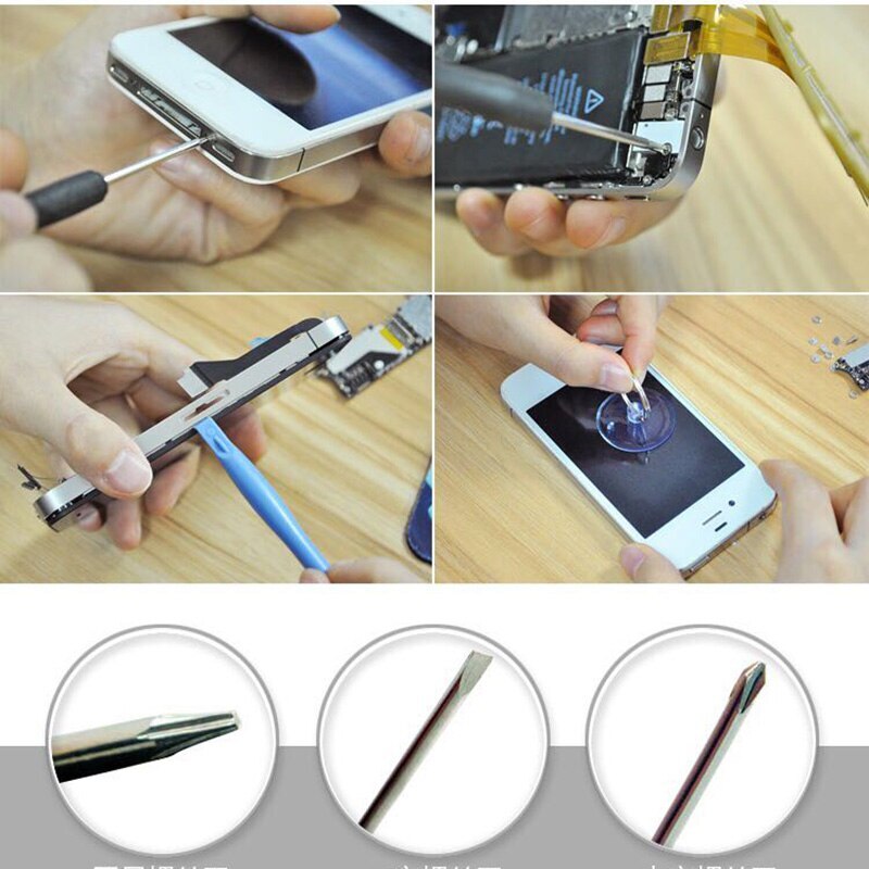 11 In 1 Mobile Phone Disassembly Tool 11pcs Set of Multifunction Screwdriver Set Repair Combination for IPhone and Android - Image 3