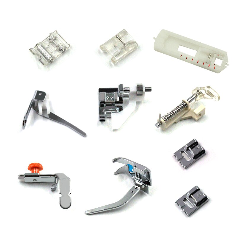 15/42/82PCS Sewing Machine Presser Foot Press For Brother Singer Kit Braiding Blind Stitch OverLock Zipper Ruler Parts Accessory - Image 3