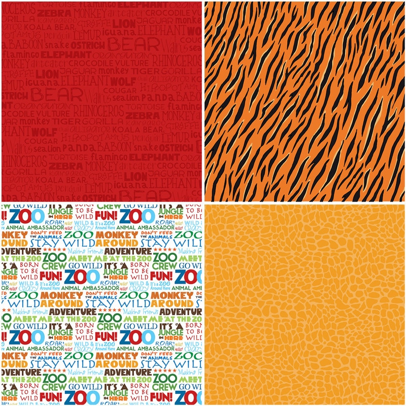 20sheets Retro Zoo Adventure Material Sticker Kids Diy Tool Computer Stickers for Water Bottles Waterproof Arts Crafts - Image 4