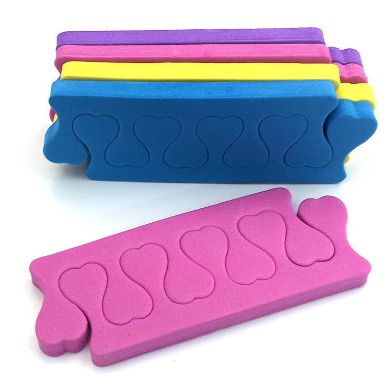 5Pair Nail Art Toes Separators Soft Sponge Fingers Foots Beauty Tools Dividers Polish Manicure Pedicure Professional Feet Care - Image 3