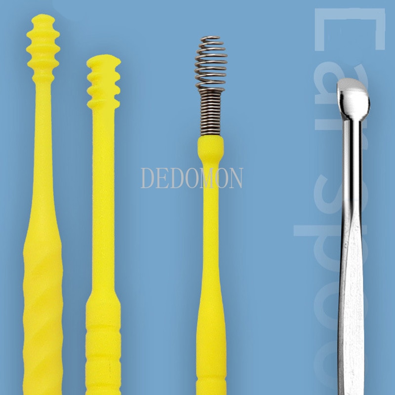 6/7PCS Ear Cleaner ABS Ear Care Spoon Tool Soft Spiral For Ears Earwax Picker Cleaning Ear Wax Removal Tool Earpick Remover - Image 4
