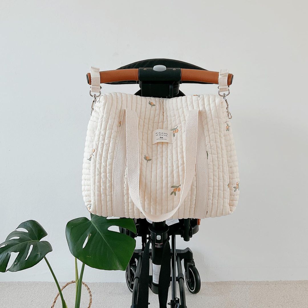 Baby Items Organizer Nappy Caddy Bag Maternity Bag Mother Kids Korean Style Diaper Bags for Baby Mommy Bag Cute Canvas Handbags - Image 3