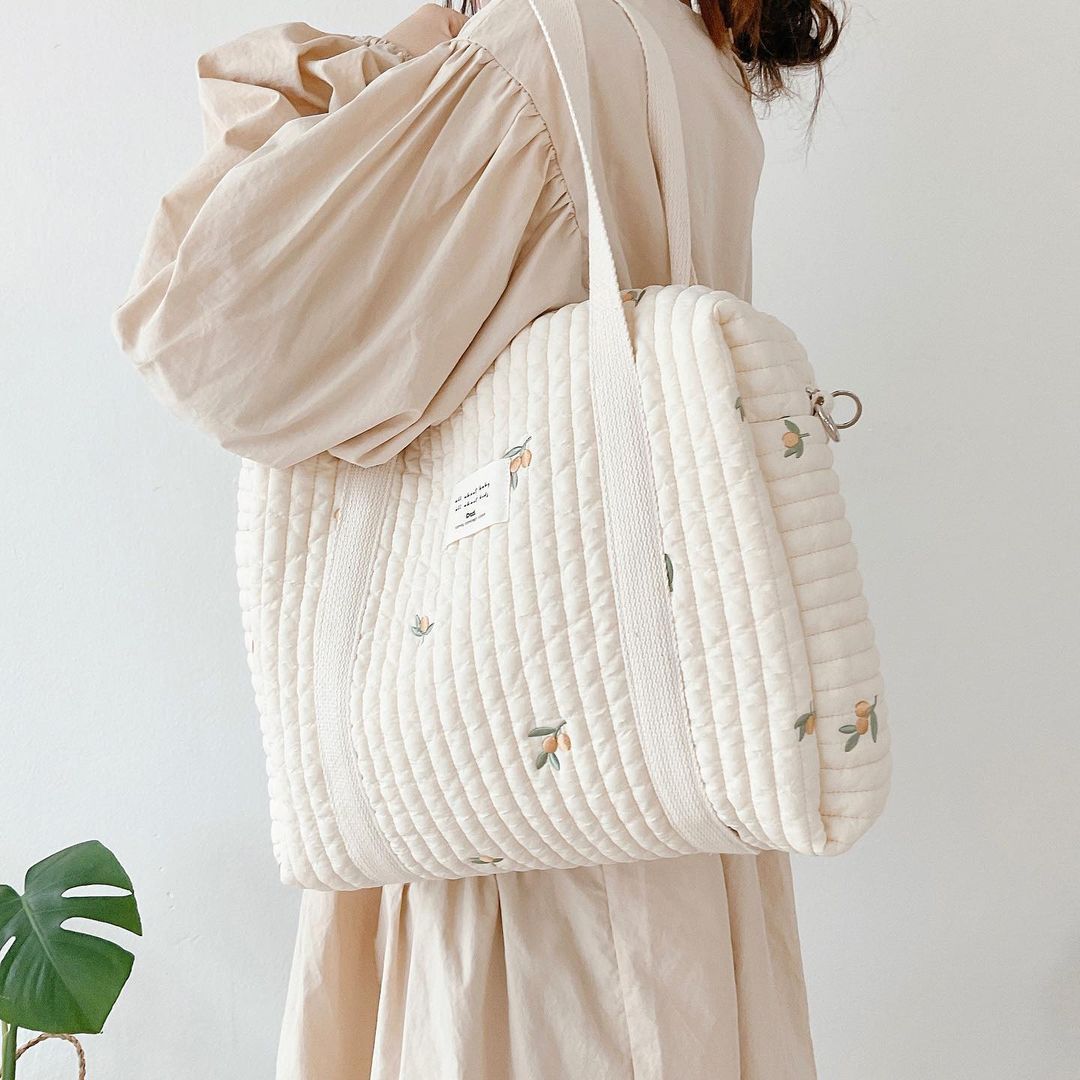 Baby Items Organizer Nappy Caddy Bag Maternity Bag Mother Kids Korean Style Diaper Bags for Baby Mommy Bag Cute Canvas Handbags - Image 4