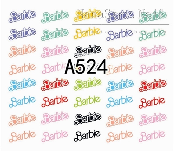 Cartoon Barbie Nail Stickers for Female Kawaii Princess Y2K Girls Tearable Nail Art Watermark Stickers Children Diy Toy Gifts - Image 5