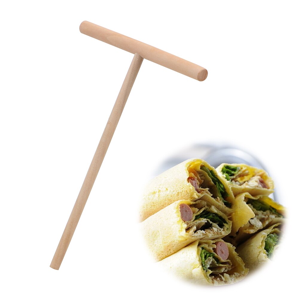 Chinese Specialty Crepe Maker Wooden Pancake Batter Spreader Stick Home Kitchen Tools Pancake Tool - Image 3