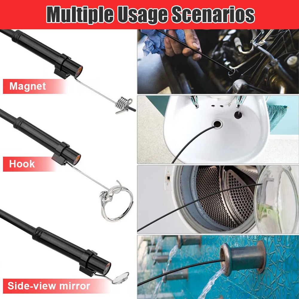 Endoscope USB Android Endoscope Camera Waterproof Inspection Borescope Flexible Camera 5.5mm 7mm for Android PC Notebook 6LED - Image 5