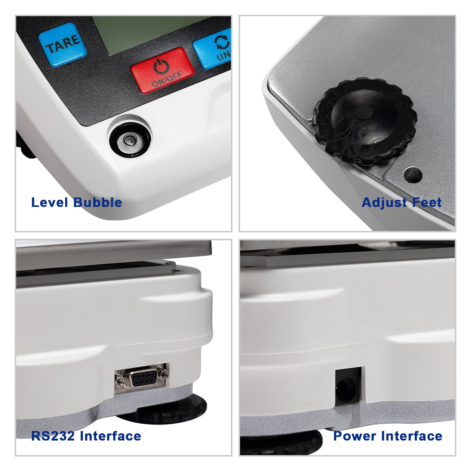 High Precision Lab Scales 0.1g Accuracy Digital Laboratory Scales Weighting Scales for Scientific or Industrial 10kgx0.1g - Image 3