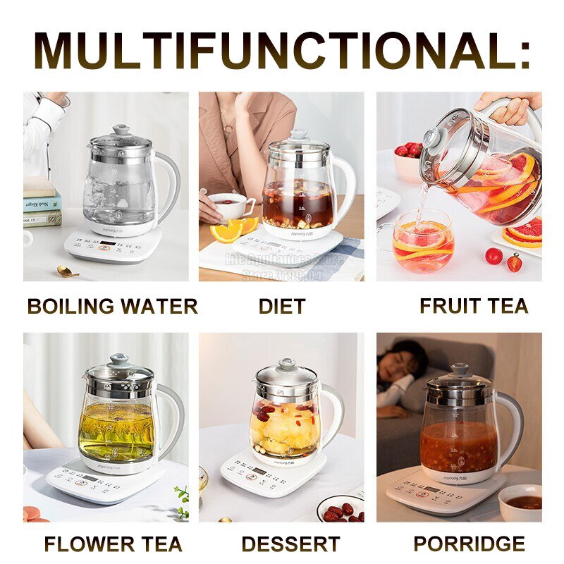 Joyoung Electric Kettle Household Multifunction Health Pot Adjustable Firepower Temperature Tea Dessert 220V Home Appliances - Image 5