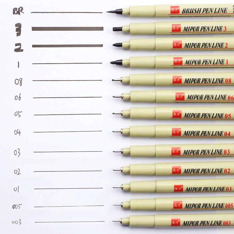 Manga Markers Needle Pen Art Hand-painted Hook Line Pen Sketch Pens Stationery Set Art Supplies School Supplies Art Sakura Pen - Image 2