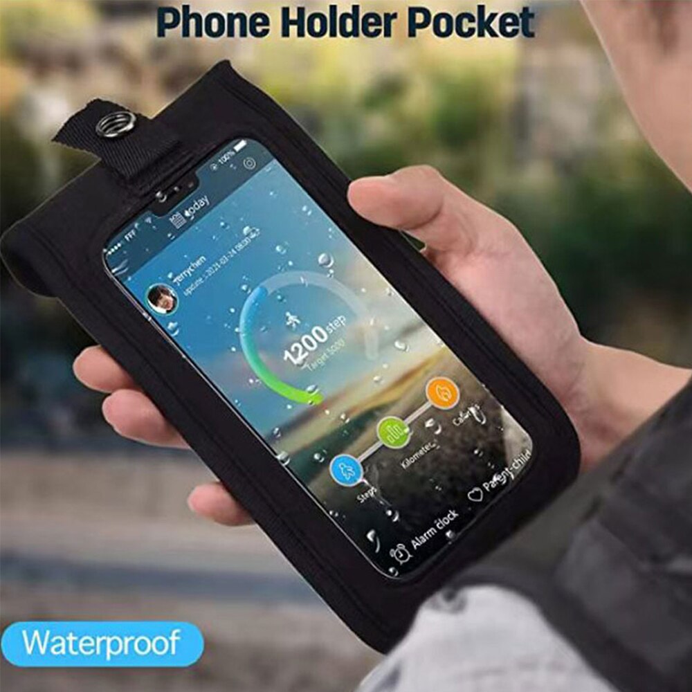 Phone Vest for Running Breathable Vest Jogging Sport Chest Multi Pockets Running Chest Pack with Adjustable Waistband for Night - Image 4