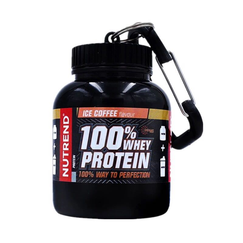 Portable Protein Powder Container Pill Organizer Protein Keychain Sport Nutrition Water Bottle Sport Whey Protein Supplement Cup - Image 3