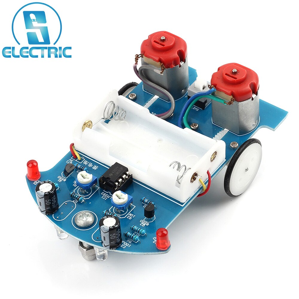 Practice Soldering Learning Electronics Kit Smart Car Project Kits Line Following Robot Kids DIY Electronics Education School