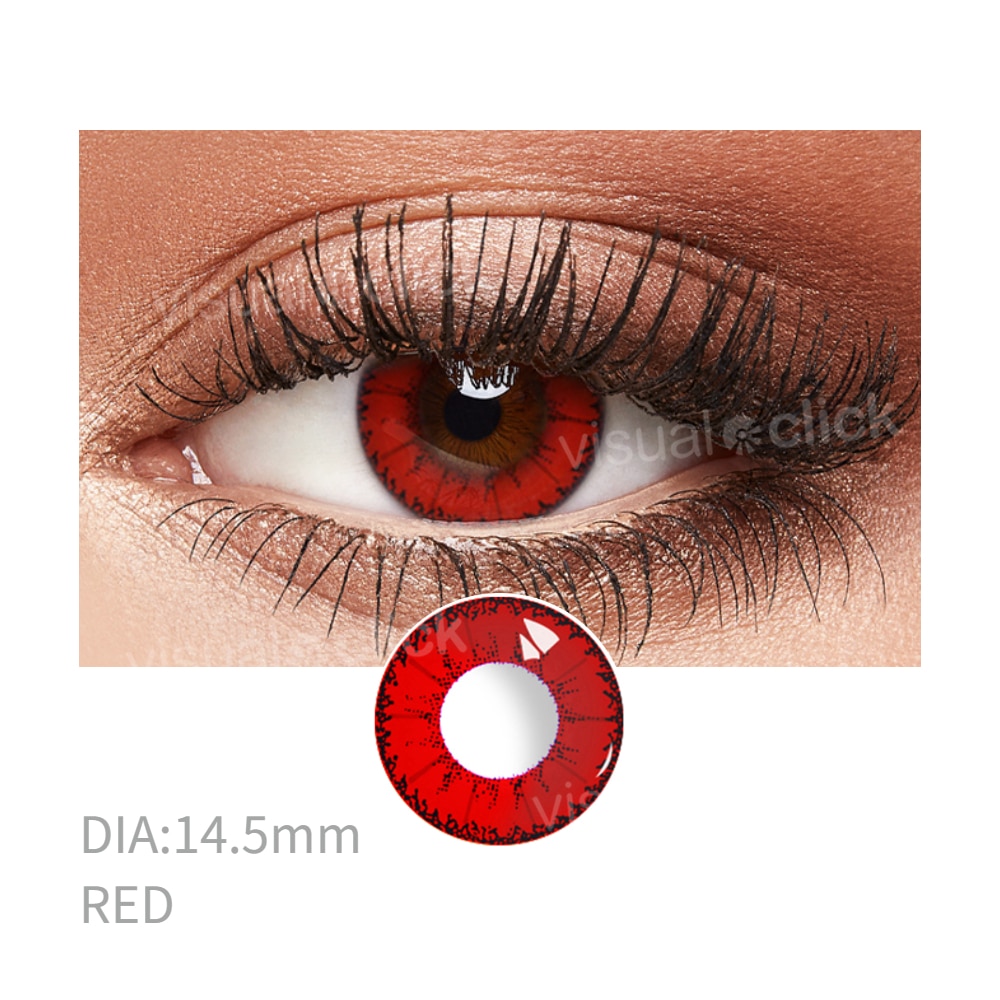 Visual Click Color Contact Lenses for Eyes Anime Cosplay Colored Lenses Blue Red Multicolored Lenses Contact Lens Beauty Pupils - Image 5