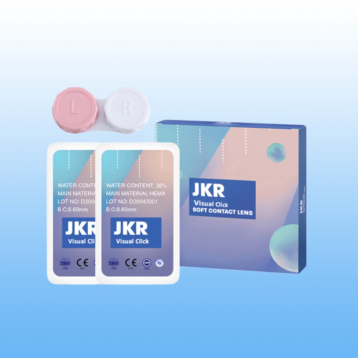 Visual Click Color Contact Lenses for Eyes Anime Cosplay Colored Lenses Blue Red Multicolored Lenses Contact Lens Beauty Pupils - Image 6