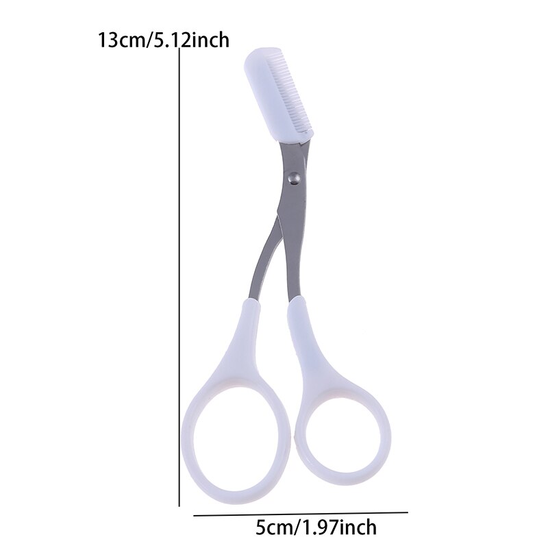 Women Eyebrow Trimmer Scissor Beauty Products Eyebrow Scissors Comb Stainless Steel Makeup Tools Beauty Scissors - Image 4